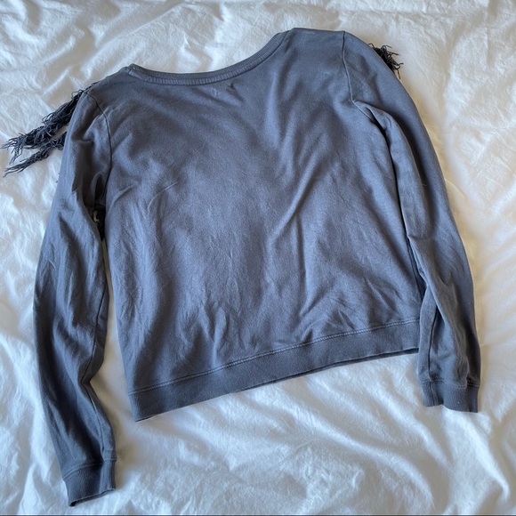 Urban Outfitters Macrame Fringe Sweatshirt - Picture 8 of 8